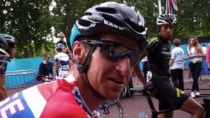 jubilant cyclist
