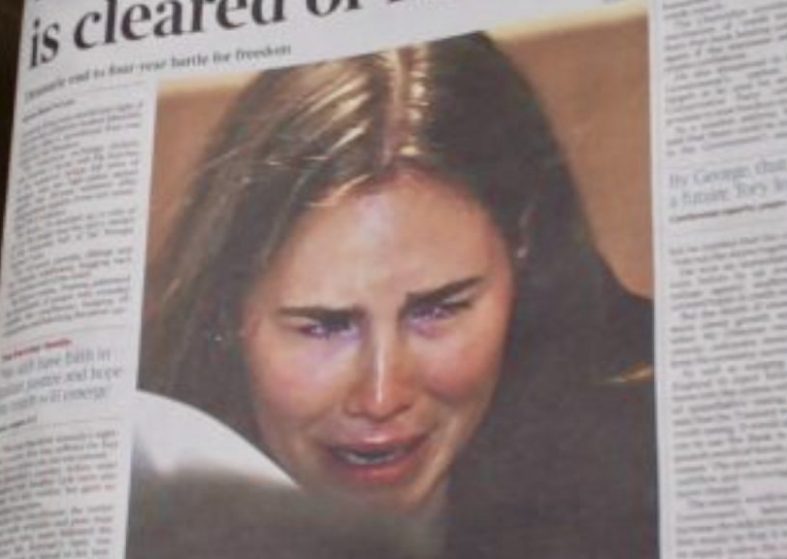 Amanda Knox Freedom Kerchers Agony – wrote a book Amanda Knox - front page british papers