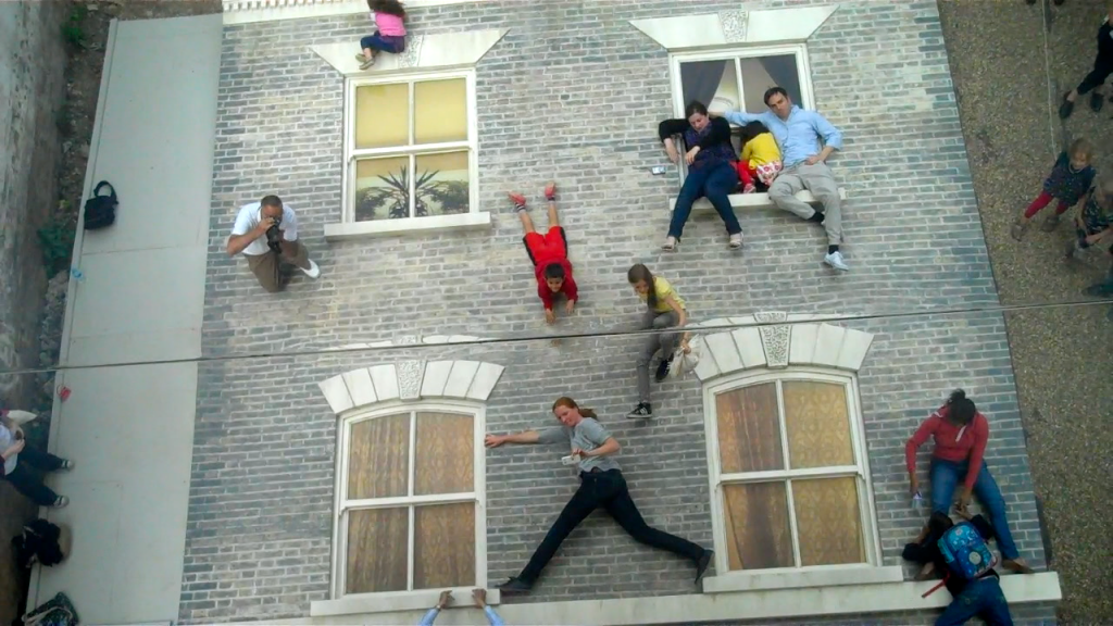 Dalston House - enjoying the climb