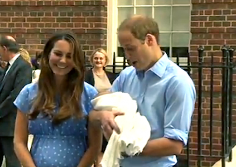 Wait For Royal Baby Is Over – It’s A Boy! Prince George July 2013 proud parents when George born