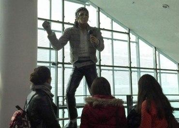Michael Jackson Statue at Football Museum Michael Jackson statue