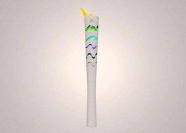 Rio 2016 Olympic Torch Unveiled Rio 2016 Olympic Torch unique design
