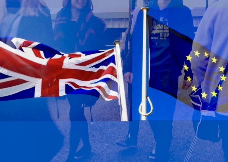 EU Britain IN or OUT – street reaction – the vote EU Britain IN or OUT