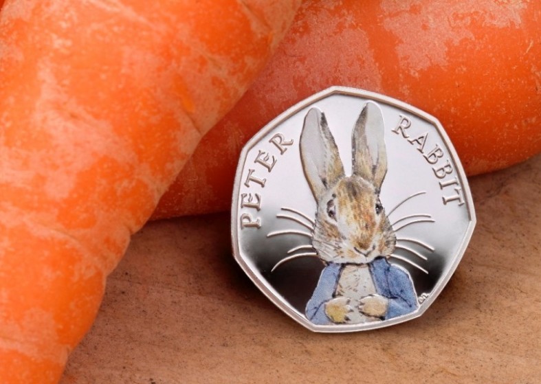 Beatrix Potter’s Peter Rabbit gets his own 50p coin – souvenir Beatrix Potter's Peter Rabbit a delight