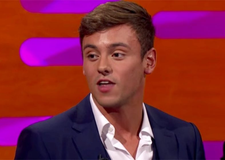 Tom Daley on the Benefits of Tight Swimming Trunks – champion Tom Daley guest Graham Norton Show