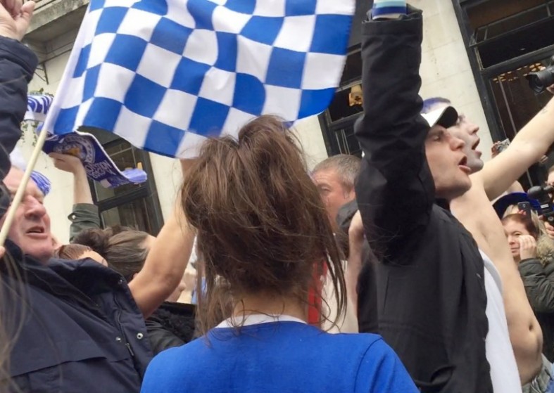 Leicester City are Champions! Team of the Year 2016👏👏 video Leicester City fans celebrating