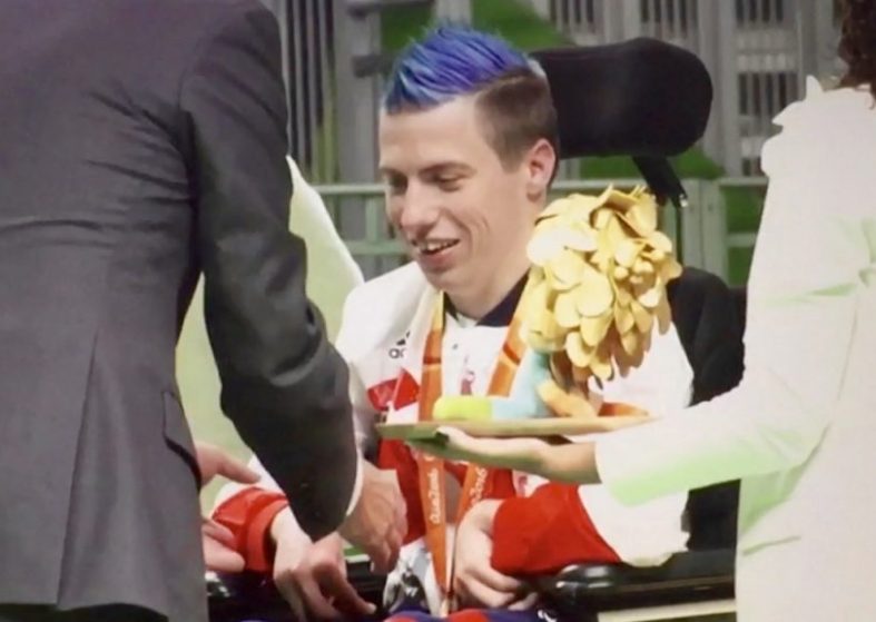 David Smith bags brilliant boccia gold👏👏 – catch the blue mohawk David Smith Bags brilliant boccia gold