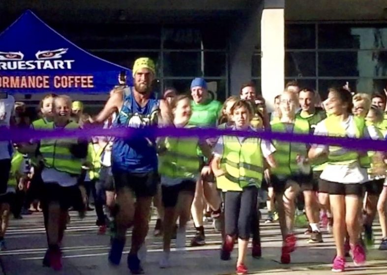 Marathon Man Completes 401 marathons – in 401 days! Marathon Man at finishing line