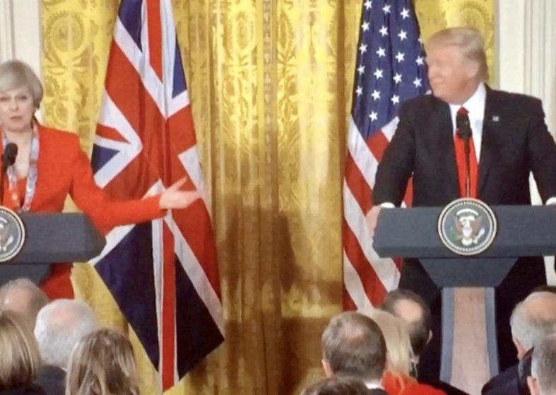 Theresa May Donald Trump Press Conference – watch again press conference