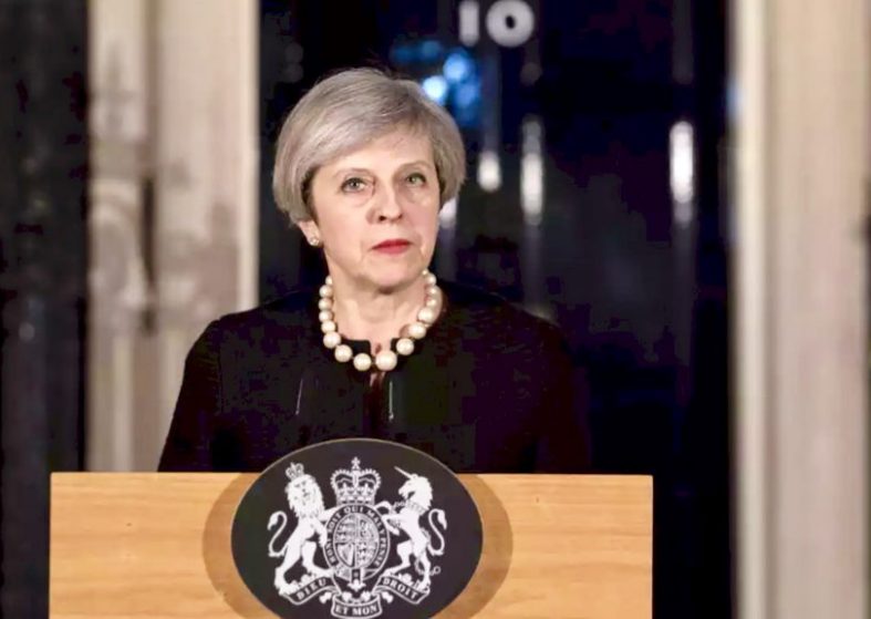 Theresa May Praises Police Bravery in London Attack – extra police on streets Theresa May Praises Bravery Police