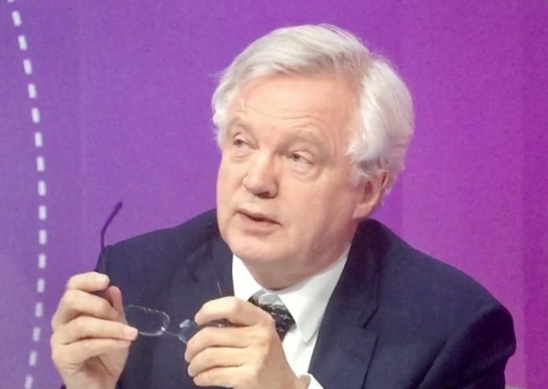 David Davis talks EU Immigration – numbers may not go down David Davis Brexit Sec of State