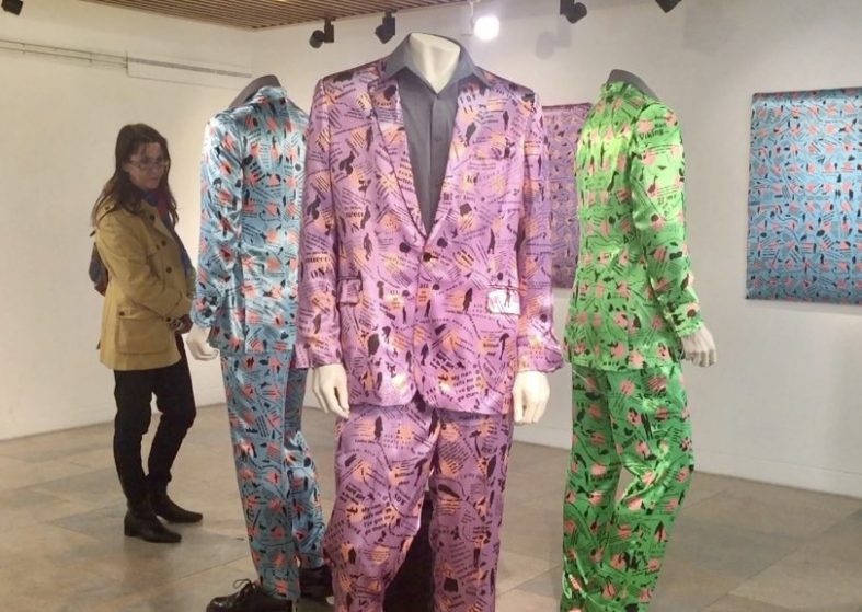 Shiny Suits with Chat Lines – at The Collection Lincoln – closes May 15! Shiny suits with chat lines