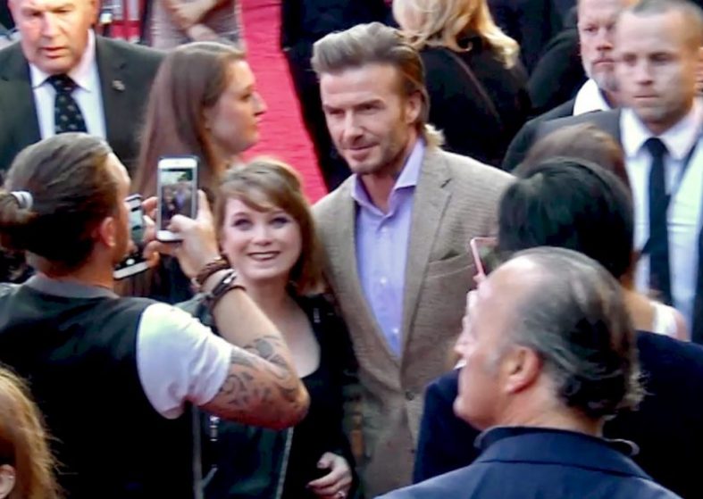 King Arthur European Premiere – movie in cinemas May 19 David Beckham with fans