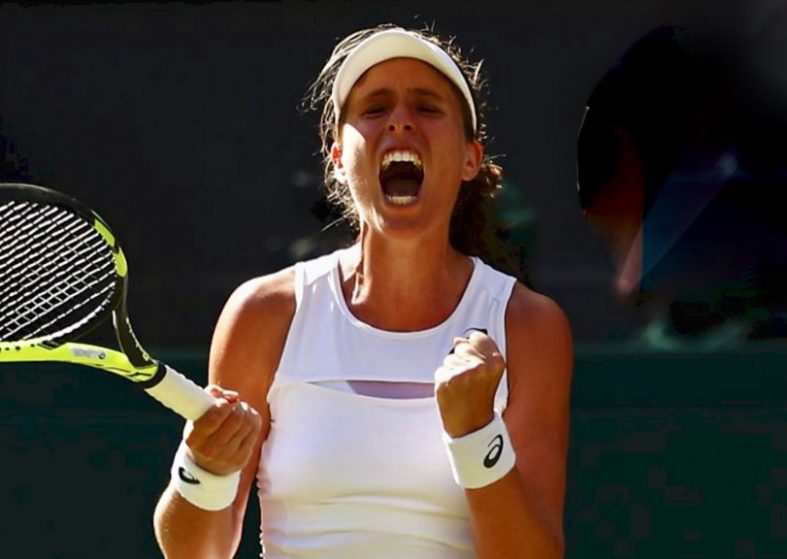 Wimbledon Konta Wins Battle Against Vekic – great tennis🎾👏👏 Wimbledon Konta Wins Battle Against Vekic
