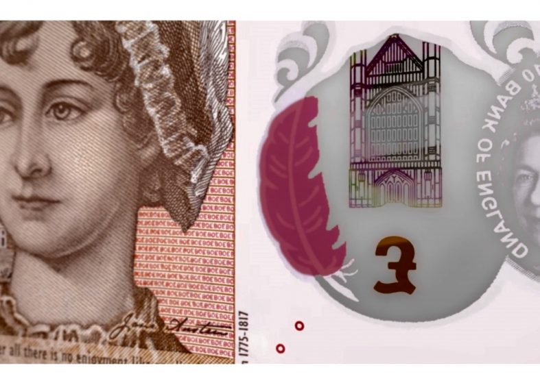 The New £10 Note – Key Security Features – Jane Austen design The New £10 Note