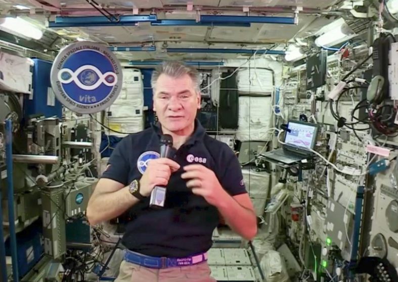 Astronaut Paolo Nespoli Warns Earth is Changing – returns to earth Dec 14 Pope Calls Paolo Nespoli on ISS LIVE