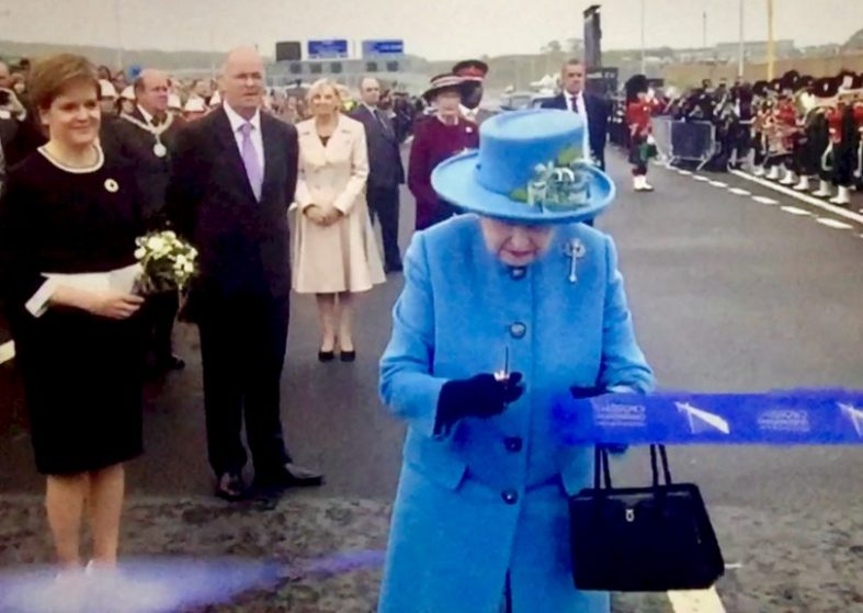 Queen Officially Opens Queensferry Crossing – three bridges span Firth of Forth Queen Officially Opens Queensferry Crossing