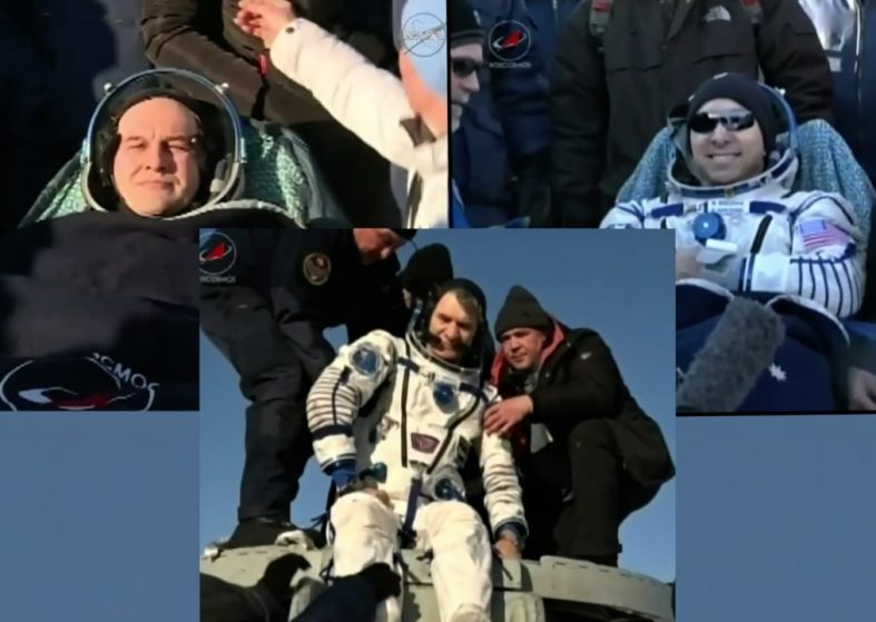 Astronaut Paolo Nespoli Returns to Earth – ISS crew back – congratulations! LIVE Astronaut Paolo Nespoli Returns to Earth