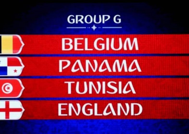 World Cup: England Face Belgium Panama Tunisia – Group G – first match June 18 World Cup: England Face, Belgium, Panama, Tunisia