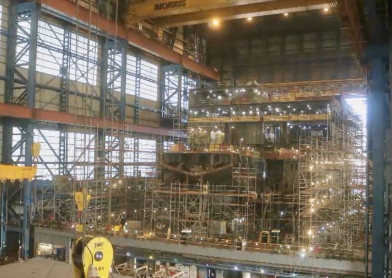 Construction Update RRS Sir David Attenborough – time lapse October 2016 to December 2017 Construction Update RRS Sir David Attenborough