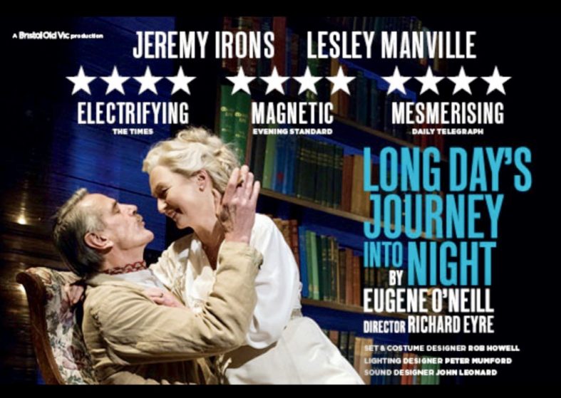 Jeremy Irons on Long Day’s Journey Into Night – Wyndham’s Theatre until April 7 Jeremy Irons on Long Day's Journey Into Night