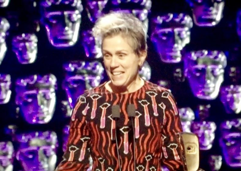 Bafta Awards 2018: Leading Actress Frances McDormand Bafta Awards 2018: Leading Actress Frances McDormand