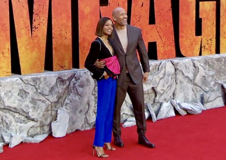 Rampage European Premiere London – fans gave stars loud welcome – arrives Apr 13 Rampage European Premiere London
