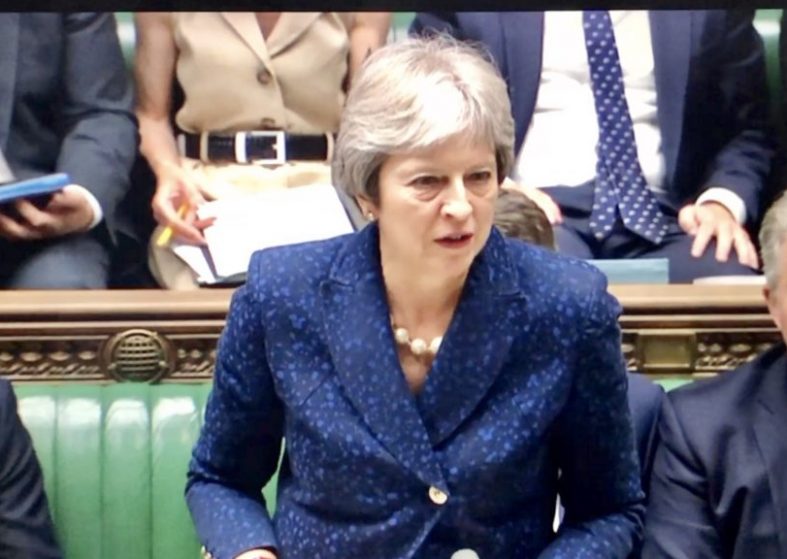 Theresa May Pays Tribute to David and Boris – a dream is dying grilled by MPs
