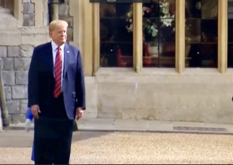 Trump Blocks Queen – describes visit incredible and a beautiful thing Trump Blocks Queen