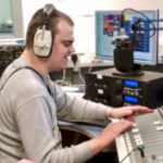 Community Radio - volunteer blind DJ