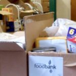 Hunger - donated food