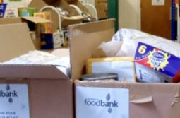 Hunger - donated food