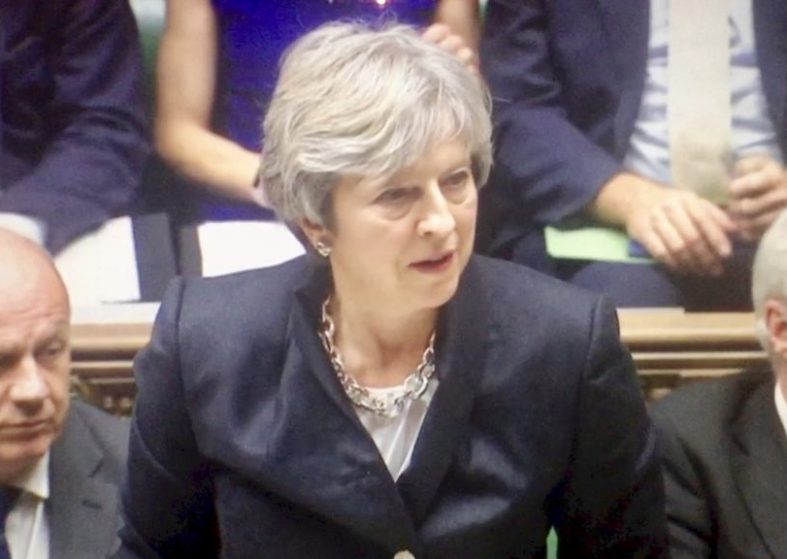 Watch Again: Theresa May Tells MPs Ball in EU Court – we’re leaving March 2019 tough day