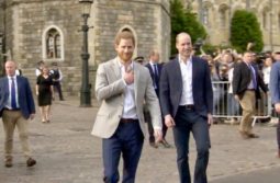 Royal Brothers Meet Windsor Crowd