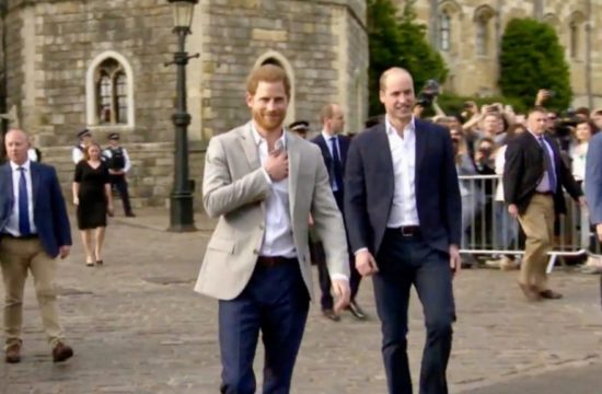 Royal Brothers Meet Windsor Crowd