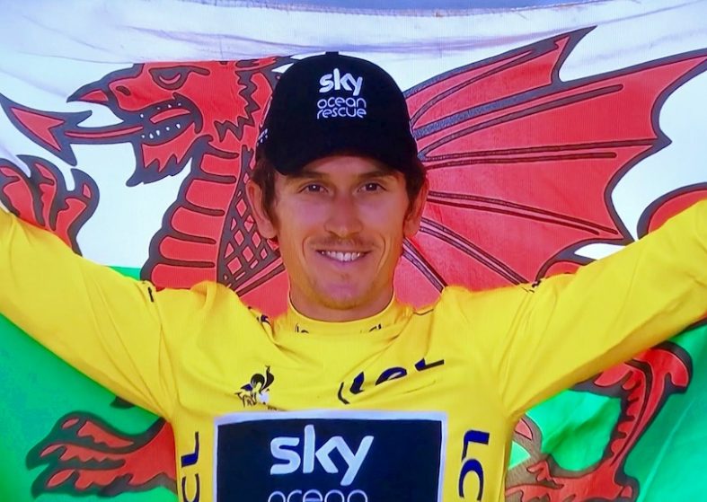 Geraint Thomas Seals Victory in Tour de France 2018 – watch best bits of ceremony Geraint Thomas Seals Victory in Tour de France 2018
