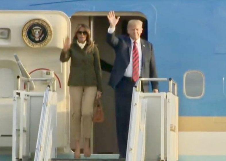 Sky News LIVE Donald Trump In UK – ENDED – now in Scotland for weekend break Donald Trump and Melania in Scotland