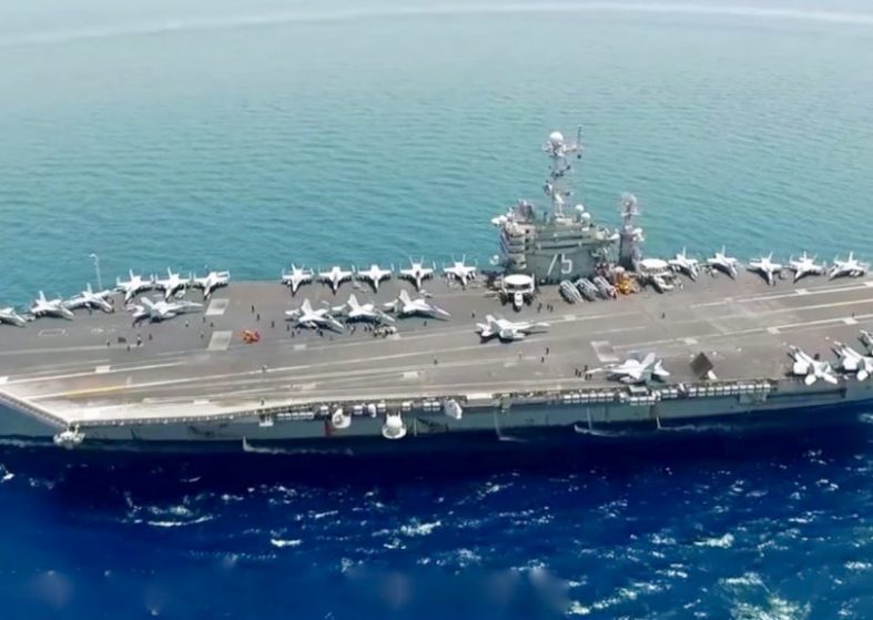 Huge American Aircraft Carrier Comes To Portsmouth – now joins NATO military drill Huge American Aircraft Carrier Comes To Portsmouth