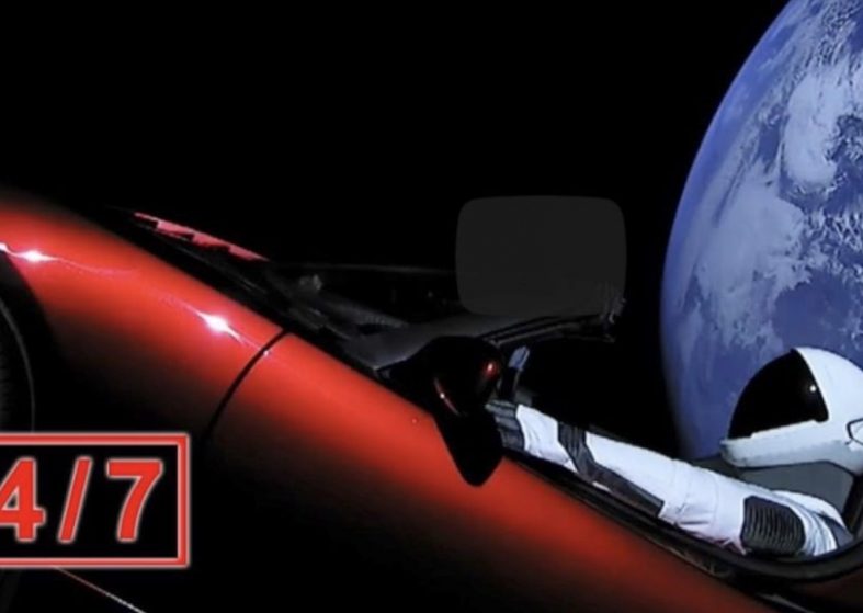 SpaceX Tesla Starman Cosmic Journey: blast-off 6 February 2018 SpaceX Tesla Starman Cosmic Journey