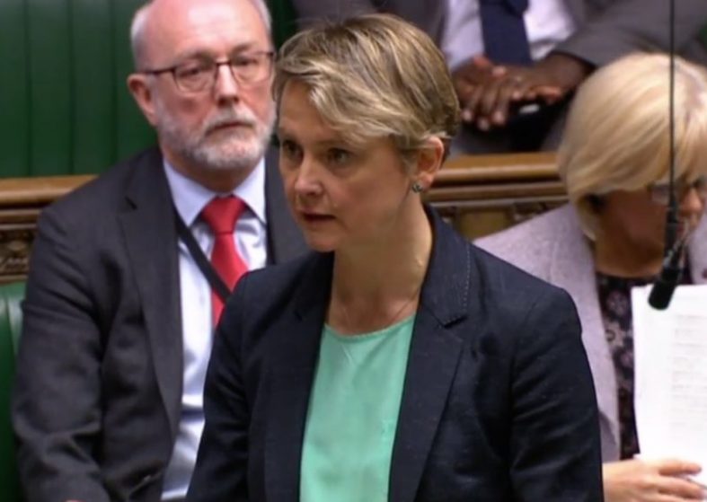 Brexit Withdrawal Debate – a Plan B debate could be restricted Yvette Cooper Labour MP