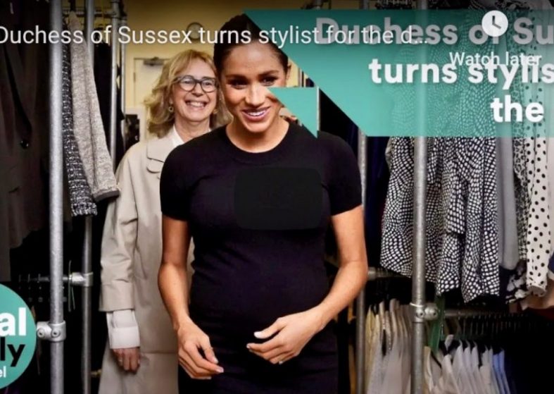 Duchess of Sussex Turns Stylist For The Day! Loves fashion👗 Duchess of Sussex Turns Stylist for the Day!