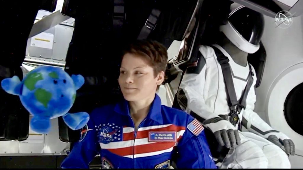 Little Earth a Hit on SpaceX Crew Dragon