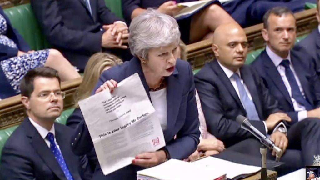 PMQs Almost Last Before End for Theresa May