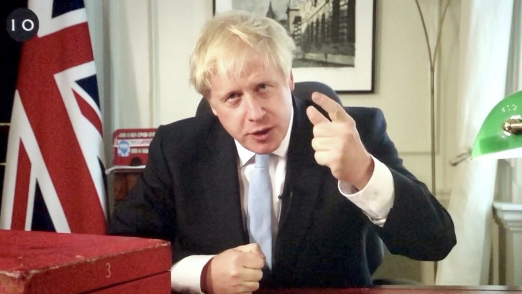 Boris Johnson First Facebook Live Broadcast