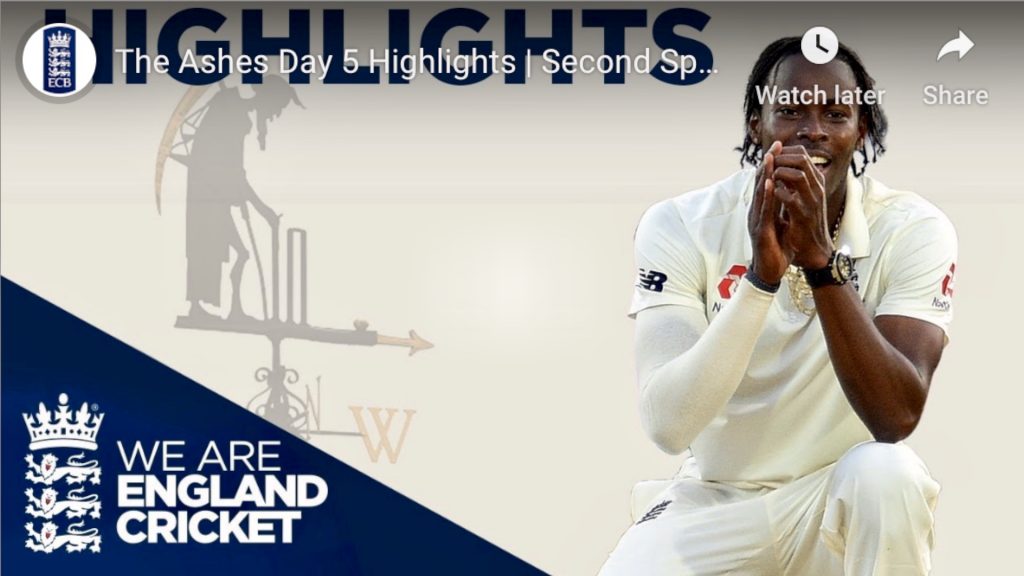 The Ashes Day 5 Highlights