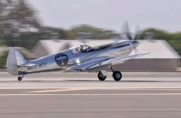 Silver Spitfire On Record Breaking Wor