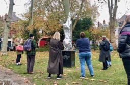 Tiny Naked Statue Causes Dismay