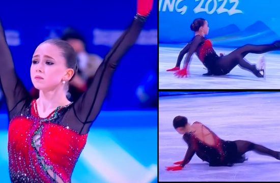 Kamila Valieva falls - fails - fourth