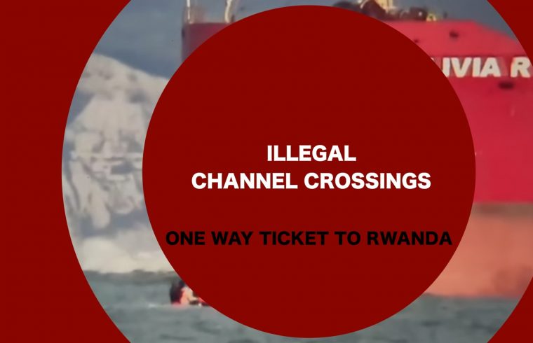 Illegal Channel Crossings one-way ticket to Rwanda