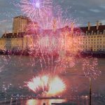 fireworks on the embankment